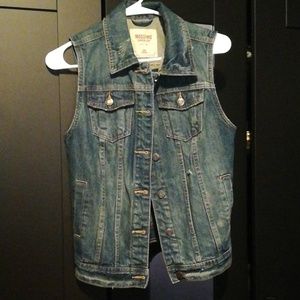 Jean jacket vest